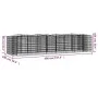 Galvanized iron arch shaped gabion flower bed 400x100x100cm by vidaXL, Pots and planters - Ref: Foro24-153555, Price: 141,24 ...