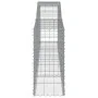 Gabion basket arch shape galvanized iron 400x50x100/120 cm by vidaXL, Pots and planters - Ref: Foro24-153535, Price: 113,18 €...