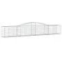 Galvanized iron arch-shaped gabion basket 400x50x60/80 cm by vidaXL, Pots and planters - Ref: Foro24-153533, Price: 85,46 €, ...