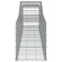 Bogenförmiger Gabionenkorb aus verzinktem Eisen, 400 x 50 x 60/80 cm von vidaXL, Töpfe und Pflanzgefäße - Ref: Foro24-153533,...