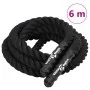 Black polyester battle rope 6 m 4.5 kg by vidaXL, Cardio Machine Accessories - Ref: Foro24-94265, Price: 40,11 €, Discount: %