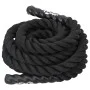 Black polyester battle rope 6 m 4.5 kg by vidaXL, Cardio Machine Accessories - Ref: Foro24-94265, Price: 40,11 €, Discount: %