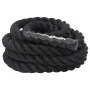 Black polyester battle rope 6 m 4.5 kg by vidaXL, Cardio Machine Accessories - Ref: Foro24-94265, Price: 40,11 €, Discount: %