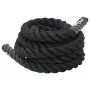 Black polyester battle rope 6 m 4.5 kg by vidaXL, Cardio Machine Accessories - Ref: Foro24-94265, Price: 40,11 €, Discount: %