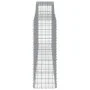 Cesta gaviones forma arco hierro galvanizado 400x50x140/160 cm de vidaXL, Maceteros y jardineras - Ref: Foro24-153537, Precio...