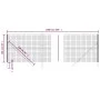 Grün verzinkter Stahldrahtzaun 1,6x10 m von vidaXL, Zaunpaneele - Ref: Foro24-154084, Preis: 96,38 €, Rabatt: %