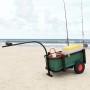 Schwarzer Angelwagen mit Stahlbeutel von vidaXL, Küchen - und Speisenwagen - Ref: Foro24-153604, Preis: 134,96 €, Rabatt: %