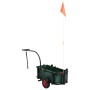 Schwarzer Angelwagen mit Stahlbeutel von vidaXL, Küchen - und Speisenwagen - Ref: Foro24-153604, Preis: 134,96 €, Rabatt: %
