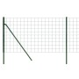 Grüner Zaun aus verzinktem Stahldraht 0,8 x 10 m von vidaXL, Zaunpaneele - Ref: Foro24-154080, Preis: 59,54 €, Rabatt: %