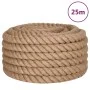 Jute rope 25 m long and 40 mm thick by vidaXL, Ropes and metal cords - Ref: Foro24-153777, Price: 192,06 €, Discount: %