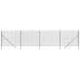 Anthrazitgrauer verzinkter Stahldrahtzaun 2x10 m von vidaXL, Zaunpaneele - Ref: Foro24-154198, Preis: 125,30 €, Rabatt: %