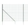 Near wire with green anchor spikes 2.2x25 m by vidaXL, fence panels - Ref: Foro24-154143, Price: 282,12 €, Discount: %