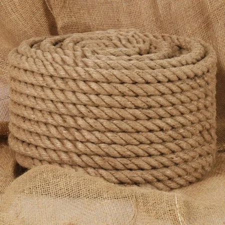 Jute rope 50 m long and 24 mm thick by vidaXL, Ropes and metal cords - Ref: Foro24-153768, Price: 88,80 €, Discount: %