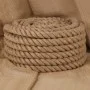 Jute rope, 5 meters in length and 50 mm in thickness. by vidaXL, Ropes and metal cords - Ref: Foro24-153778, Price: 59,94 €, ...