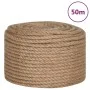 Jute rope 50 m long and 14 mm thick by vidaXL, Ropes and metal cords - Ref: Foro24-153758, Price: 45,21 €, Discount: %