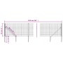 Grüner Ankerdrahtzaun mit Spikes 0,8x25 m von vidaXL, Zaunpaneele - Ref: Foro24-154136, Preis: 145,73 €, Rabatt: %