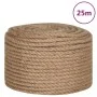 Cuerda de yute 25 m de longitud y 10 mm de grosor de vidaXL, Sogas y cuerdas metálicas - Ref: Foro24-153748, Precio: 24,19 €,...