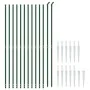 Wire fence with anchor spikes green 2.2x25 m by vidaXL, fence panels - Ref: Foro24-154111, Price: 386,18 €, Discount: %