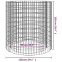Gabionenfeuerschale aus verzinktem Eisen Ø100 cm von vidaXL, Kamine - Ref: Foro24-153561, Preis: 118,94 €, Rabatt: %