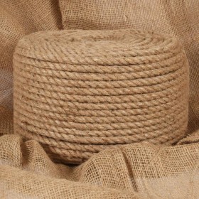 Cuerda de yute 50 m de longitud y 10 mm de grosor de vidaXL, Sogas y cuerdas metálicas - Ref: Foro24-153749, Precio: 46,52 €,...