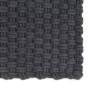 Rechteckiger anthrazitfarbener Baumwollteppich 160x230 cm von vidaXL, Teppiche - Ref: Foro24-345117, Preis: 124,36 €, Rabatt: %