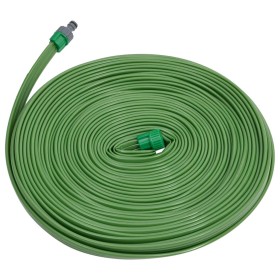Manguera de riego 3 tubos PVC verde 15 m