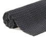 Rechteckiger anthrazitfarbener Baumwollteppich 160x230 cm von vidaXL, Teppiche - Ref: Foro24-345117, Preis: 124,36 €, Rabatt: %