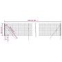 Cerca de alambre de acero galvanizado gris antracita 1x10 m de vidaXL, Paneles de vallas - Ref: Foro24-154225, Precio: 67,37 ...