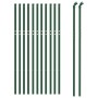 Cerca de alambre de acero galvanizado verde 1x25 m de vidaXL, Paneles de vallas - Ref: Foro24-154089, Precio: 138,56 €, Descu...