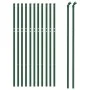 Grüner Zaun aus verzinktem Stahldraht, 1 x 25 m von vidaXL, Zaunpaneele - Ref: Foro24-154089, Preis: 136,66 €, Rabatt: %