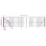 Grüner Zaun aus verzinktem Stahldraht, 1 x 25 m von vidaXL, Zaunpaneele - Ref: Foro24-154089, Preis: 136,66 €, Rabatt: %