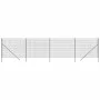 Anthrazitgrauer verzinkter Stahldrahtzaun 1,4x10 m von vidaXL, Zaunpaneele - Ref: Foro24-154195, Preis: 95,03 €, Rabatt: %