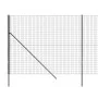 Anthrazitgrauer verzinkter Stahldrahtzaun 1,4x10 m von vidaXL, Zaunpaneele - Ref: Foro24-154195, Preis: 95,03 €, Rabatt: %