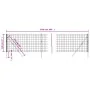 Cerca de alambre de acero galvanizado gris antracita 1,1x25 m de vidaXL, Paneles de vallas - Ref: Foro24-154234, Precio: 134,...