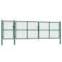 Grüne Gittertür aus verzinktem Stahl, 500 x 175 cm von vidaXL, Gartentore - Ref: Foro24-154540, Preis: 559,08 €, Rabatt: %