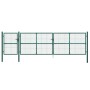 Grüne Gittertür aus verzinktem Stahl, 500 x 175 cm von vidaXL, Gartentore - Ref: Foro24-154540, Preis: 559,08 €, Rabatt: %
