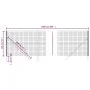 Grüner Zaun aus verzinktem Stahldraht 1,4 x 10 m von vidaXL, Zaunpaneele - Ref: Foro24-154083, Preis: 99,32 €, Rabatt: %