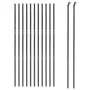 Galvanized steel wire fence in anthracite grey, 2.2x25 m. by vidaXL, fence panels - Ref: Foro24-154207, Price: 279,57 €, Disc...