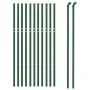 Grüner Zaun aus verzinktem Stahldraht 0,8 x 25 m von vidaXL, Zaunpaneele - Ref: Foro24-154088, Preis: 117,06 €, Rabatt: %