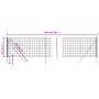 Cerca de alambre de acero galvanizado verde 0,8x25 m de vidaXL, Paneles de vallas - Ref: Foro24-154088, Precio: 112,68 €, Des...