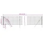 Grüner Zaun aus verzinktem Stahldraht 0,8 x 25 m von vidaXL, Zaunpaneele - Ref: Foro24-154088, Preis: 117,06 €, Rabatt: %