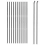 Anthracite gray galvanized steel wire fence 1.6x25 m by vidaXL, fence panels - Ref: Foro24-154236, Price: 179,09 €, Discount: %