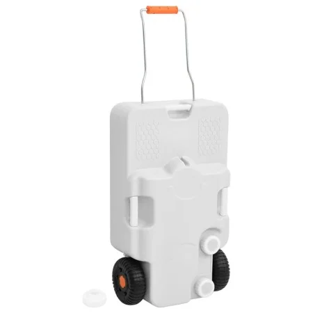 Gray camping water tank with wheels 30 L by vidaXL, Camping and hiking - Ref: Foro24-154416, Price: 111,60 €, Discount: %