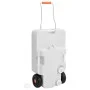 Gray camping water tank with wheels 30 L by vidaXL, Camping and hiking - Ref: Foro24-154416, Price: 111,60 €, Discount: %