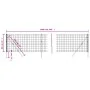 Anthrazit verzinkter Stahldrahtzaun 0,8x10 m von vidaXL, Zaunpaneele - Ref: Foro24-154224, Preis: 68,38 €, Rabatt: %
