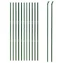 Cerca de alambre de acero galvanizado verde 2,2x25 m de vidaXL, Paneles de vallas - Ref: Foro24-154095, Precio: 228,71 €, Des...