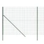 Cerca de alambre de acero galvanizado verde 2,2x25 m de vidaXL, Paneles de vallas - Ref: Foro24-154095, Precio: 228,71 €, Des...