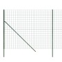 Grüner Zaun aus verzinktem Stahldraht 2,2 x 25 m von vidaXL, Zaunpaneele - Ref: Foro24-154095, Preis: 231,68 €, Rabatt: %