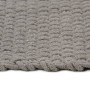 Rechteckiger grauer Baumwollteppich 120x180 cm von vidaXL, Teppiche - Ref: Foro24-345121, Preis: 71,86 €, Rabatt: %