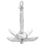 Ancla plegable con cuerda hierro maleable plateado 0,7 kg de vidaXL, Anclas - Ref: Foro24-94275, Precio: 23,46 €, Descuento: %
